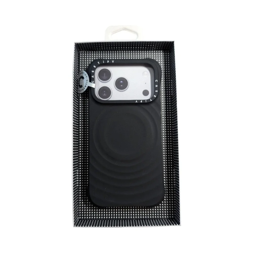 Cc7-O CASETiFY‎ Ripple Case For Apple iPhone 17 pro - Black